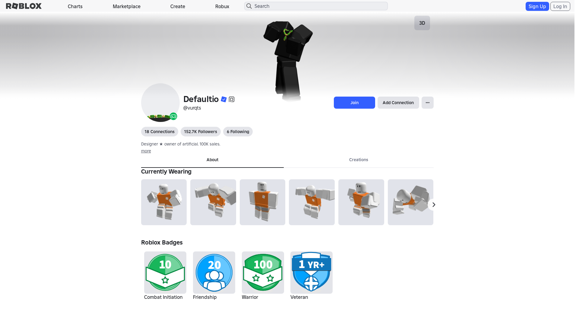 Screenshot of www.roblox.et