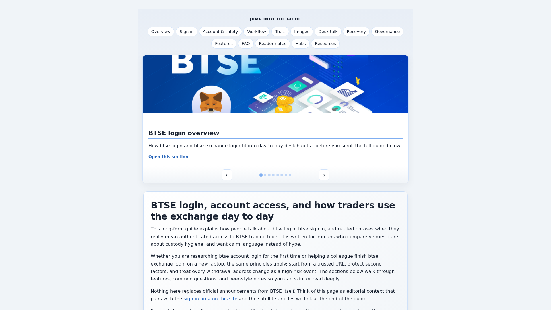 Screenshot of btse-login.com