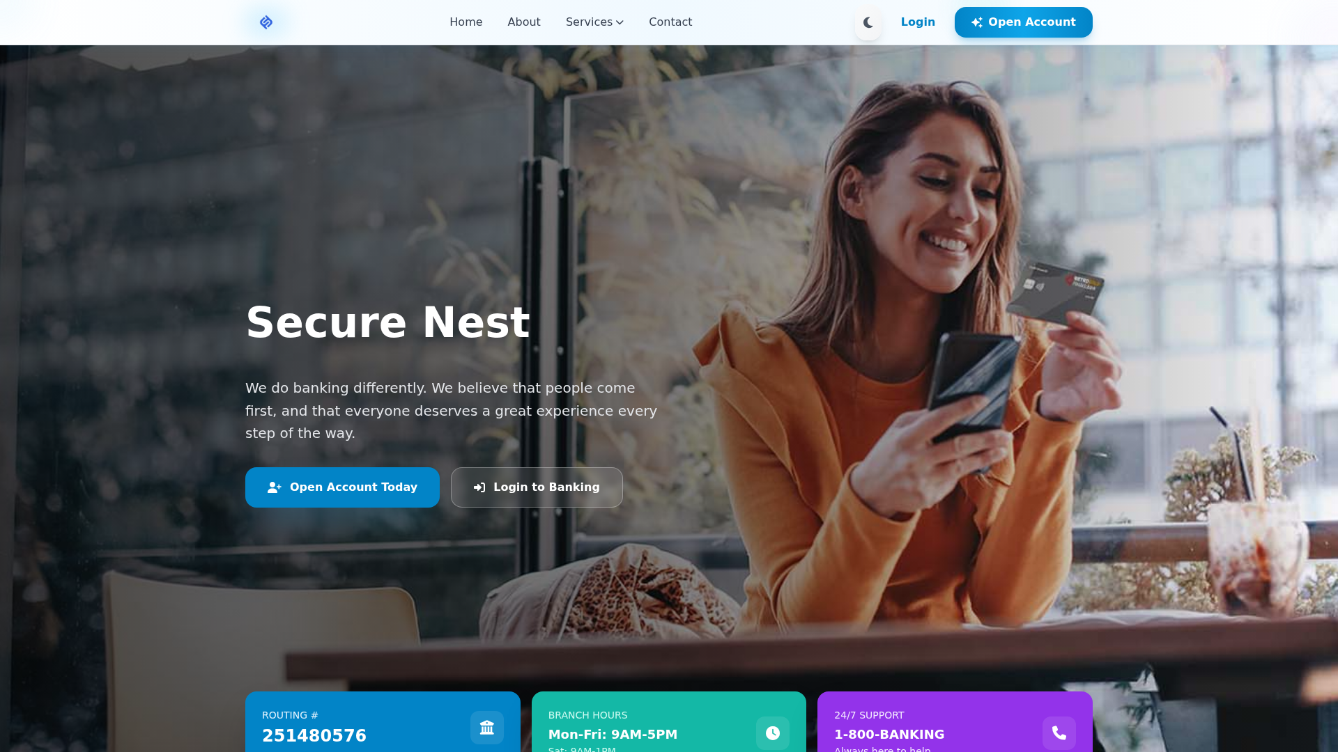 Screenshot of securenestbk.org