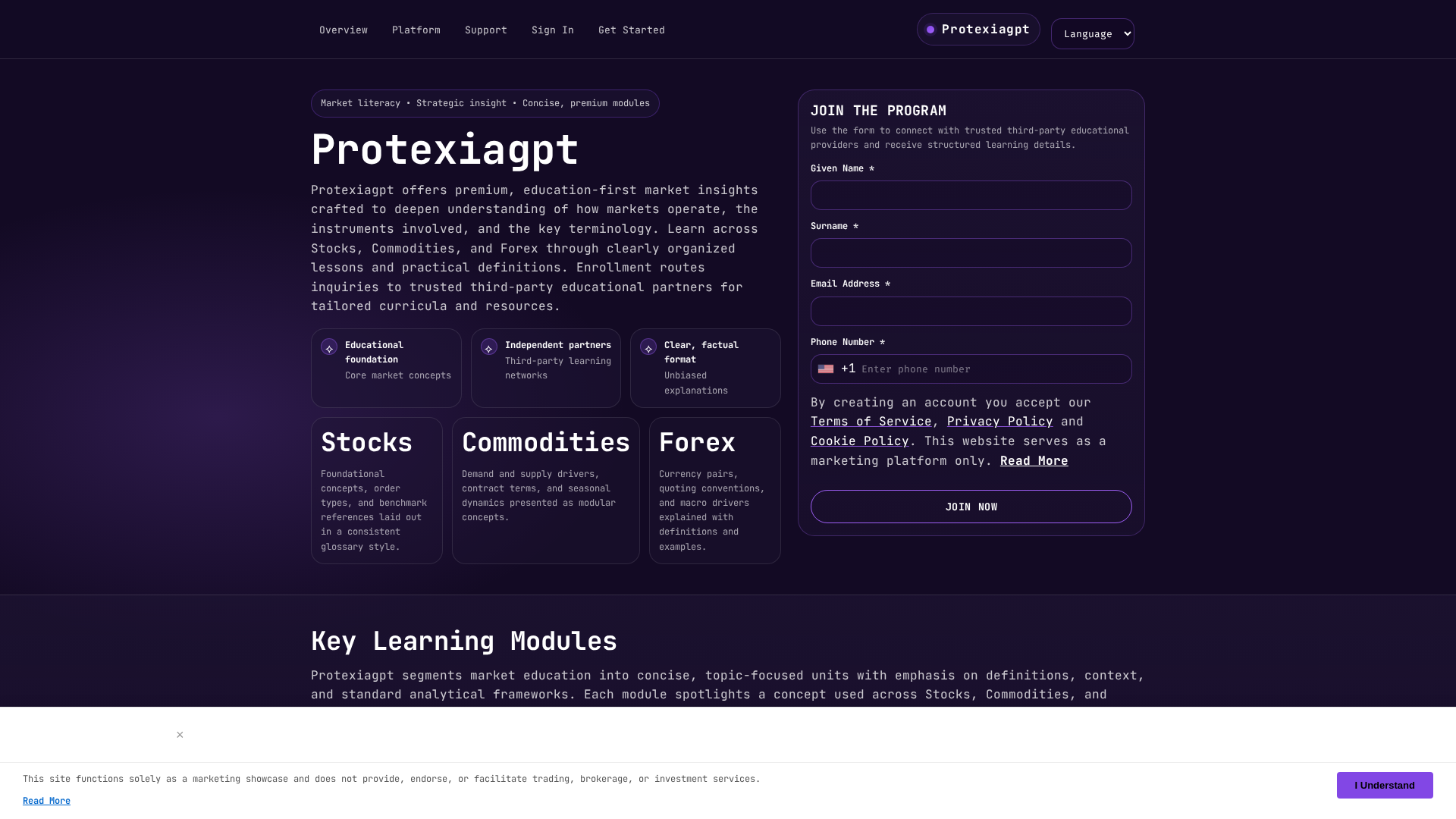 Screenshot of protexiagpt.digital