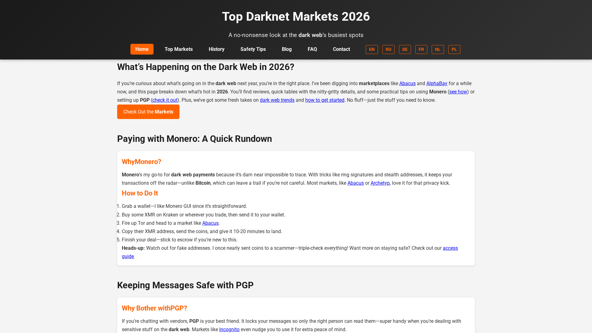 Screenshot of dmtor.com