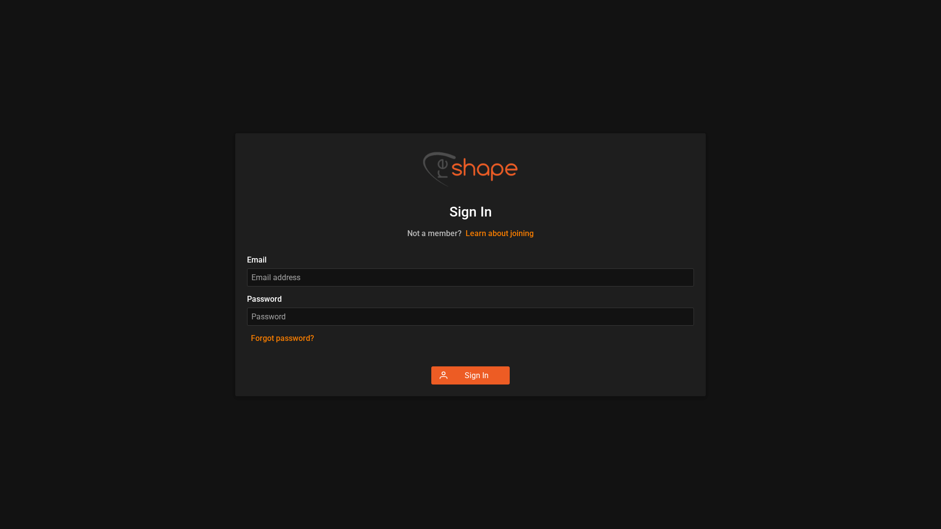 Screenshot of app.reshapeclub.com