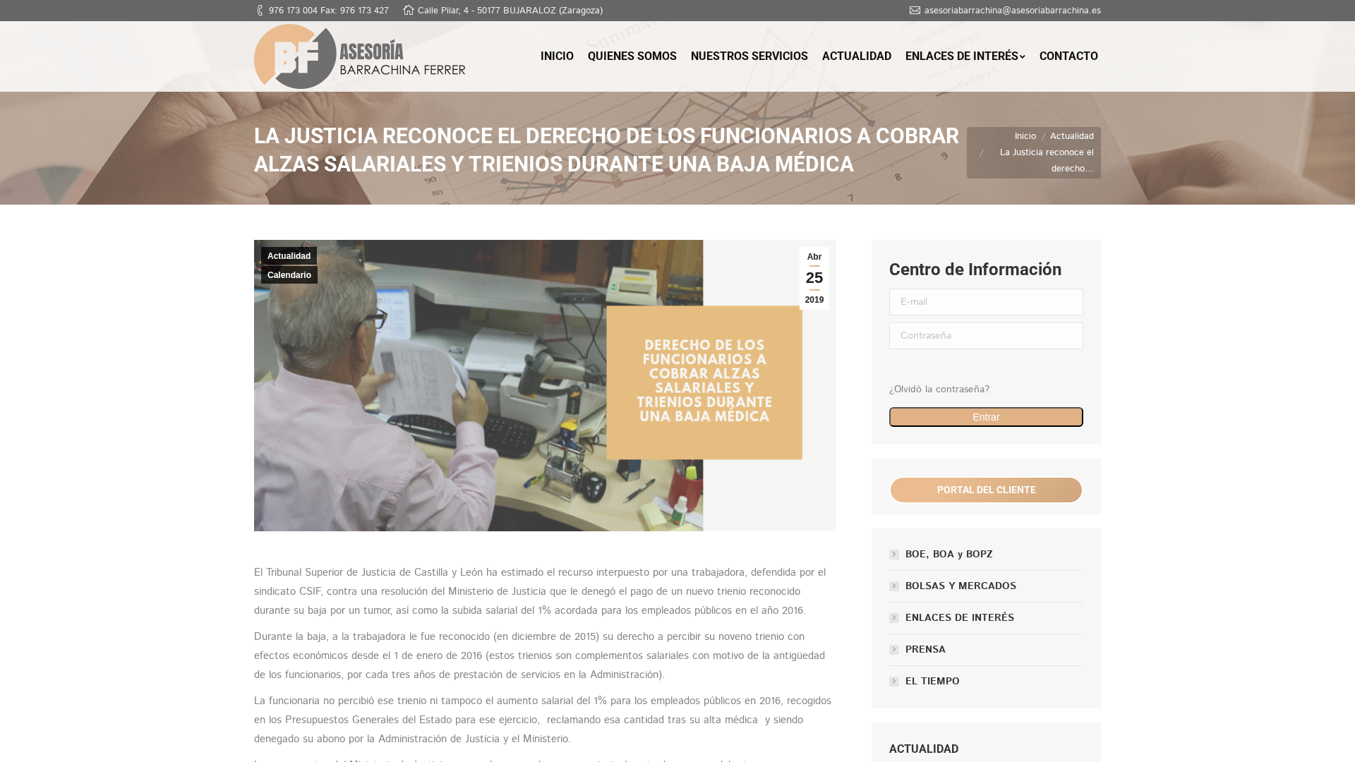 Screenshot of www.asesoriabarrachina.es