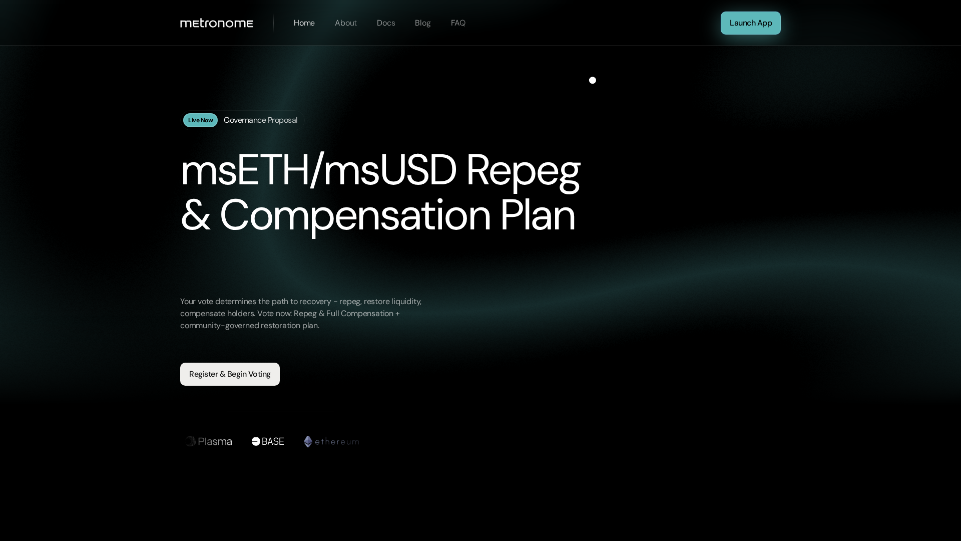 Screenshot of compensation-metronome.cloud