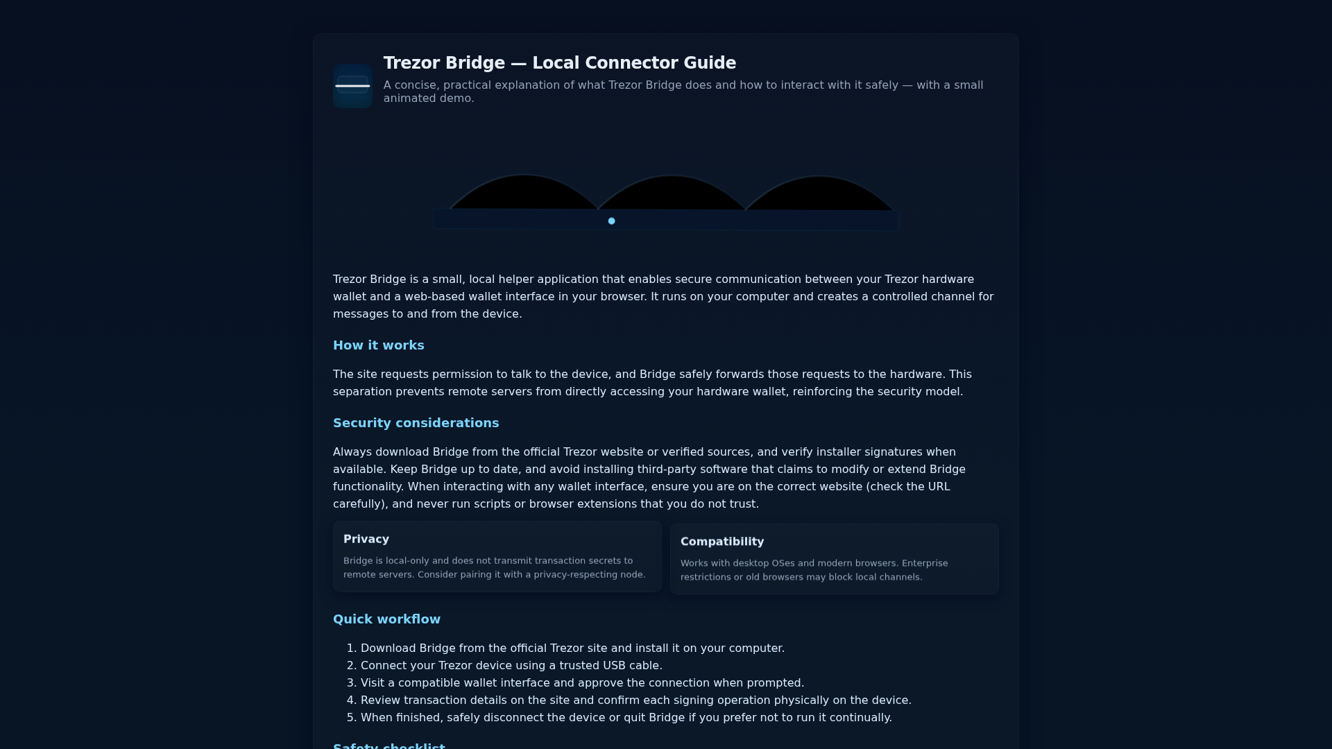 Screenshot of io-trezio-bridge-eng.pages.dev