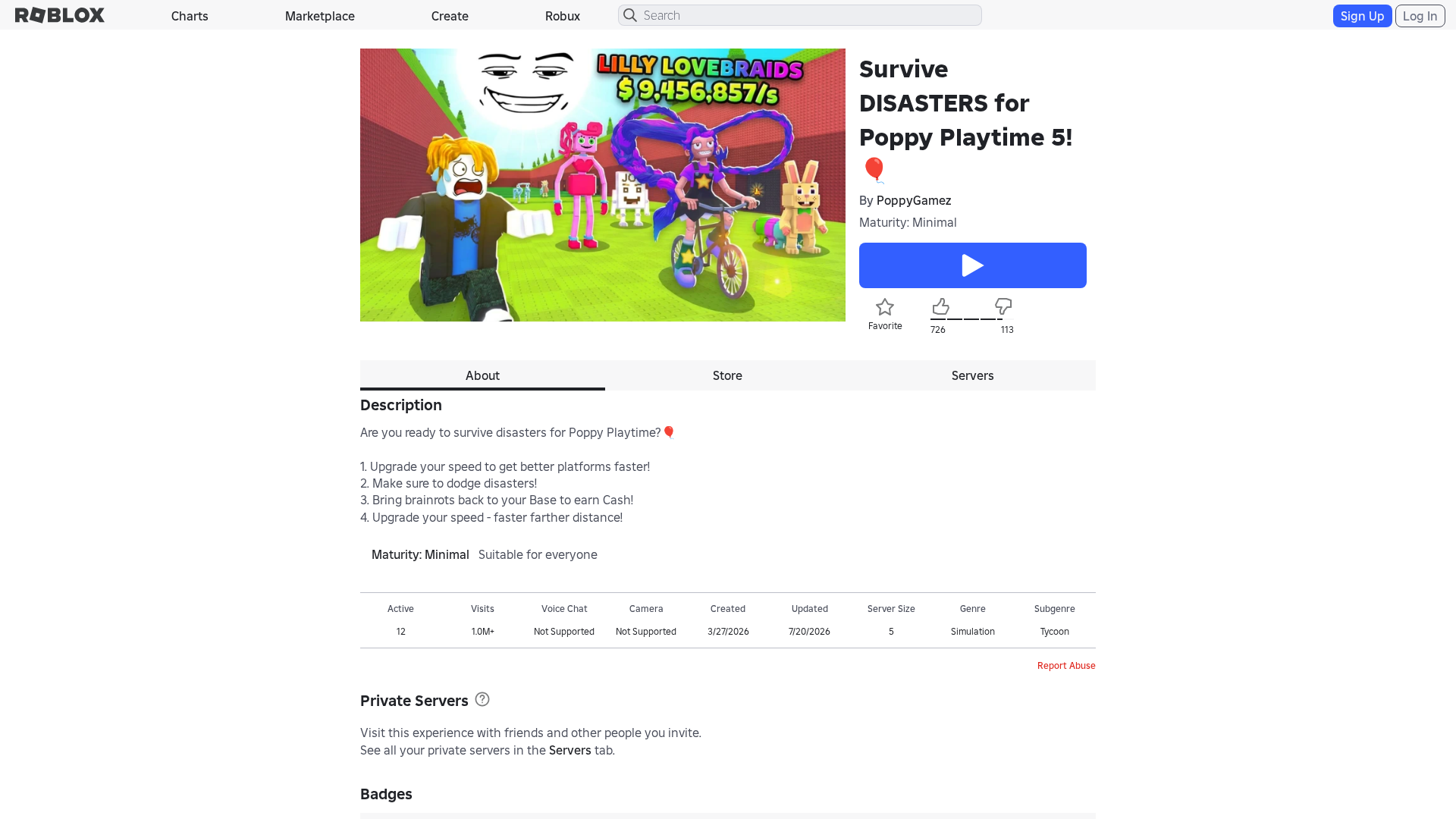 Screenshot of www.roblox.com.gr