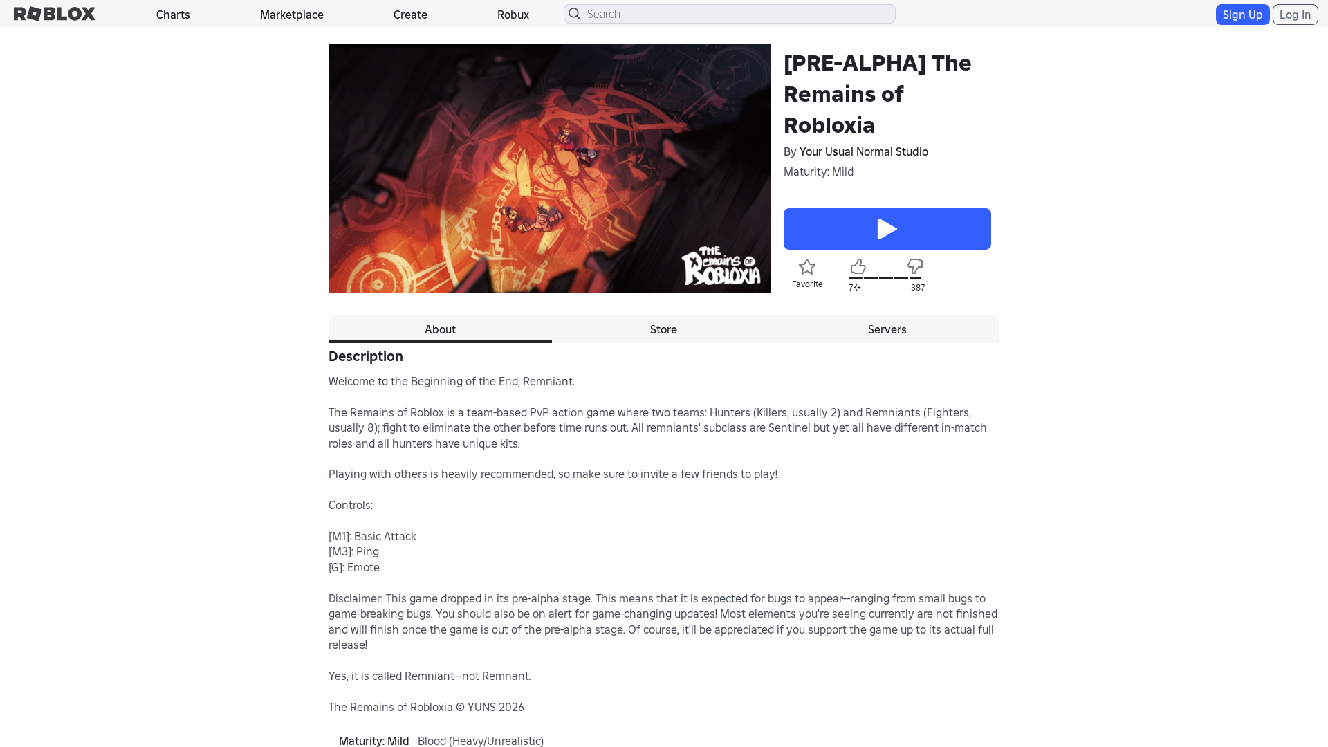 Screenshot of www.roblox.com.bi