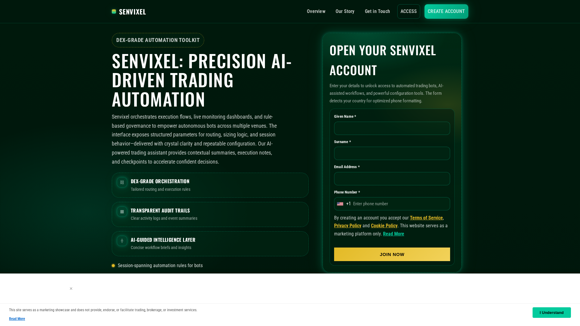 Screenshot of senvixel.digital