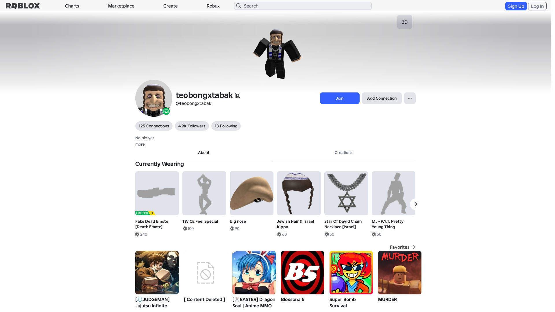 Screenshot of roblx.me