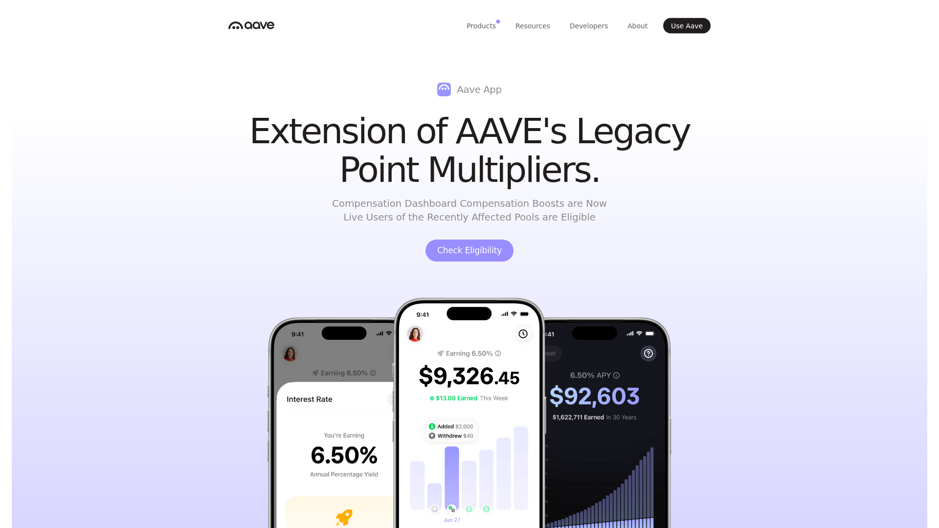 Screenshot of multiplier-aave.co