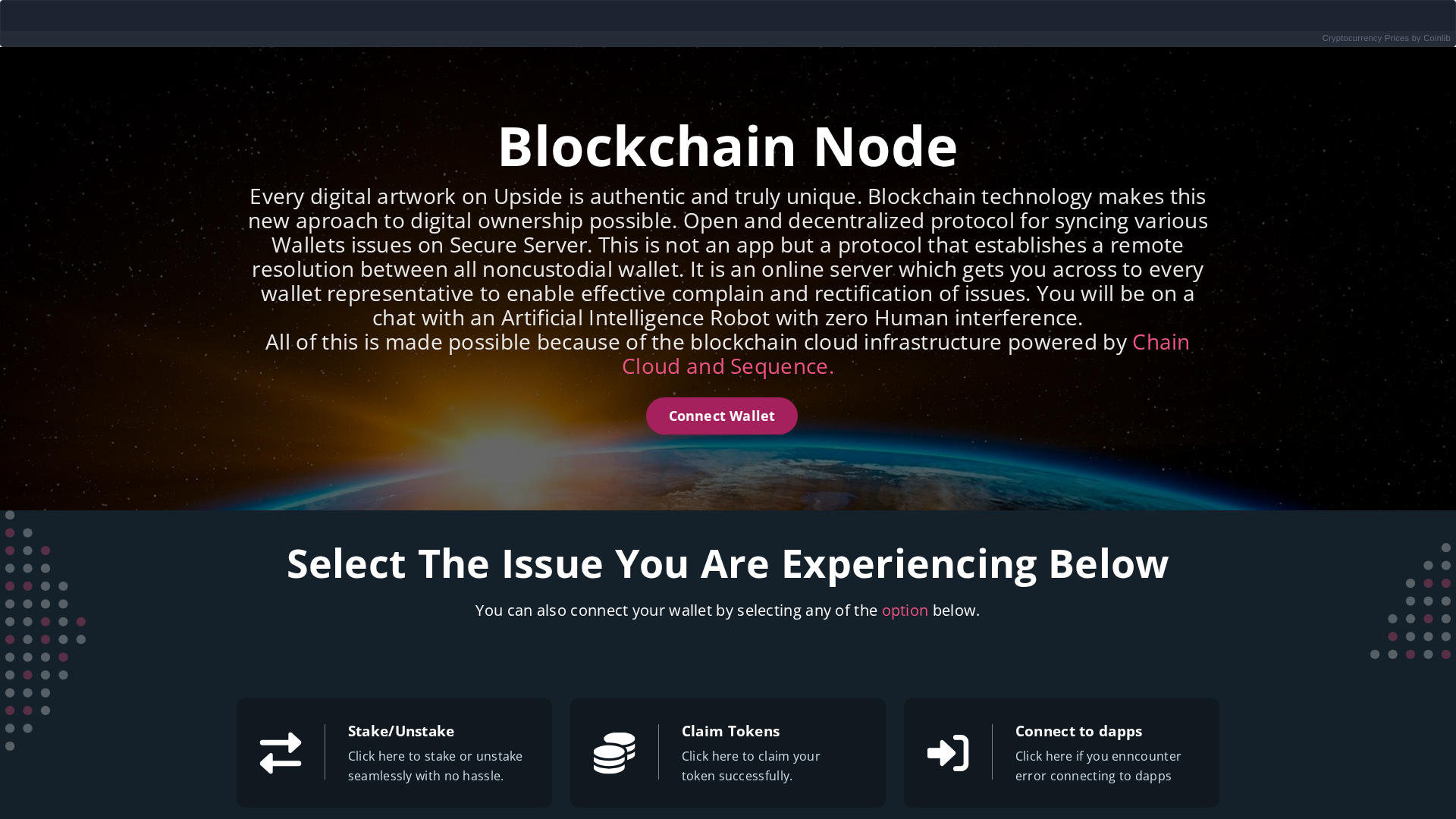 Screenshot of navigator-dapp.pages.dev