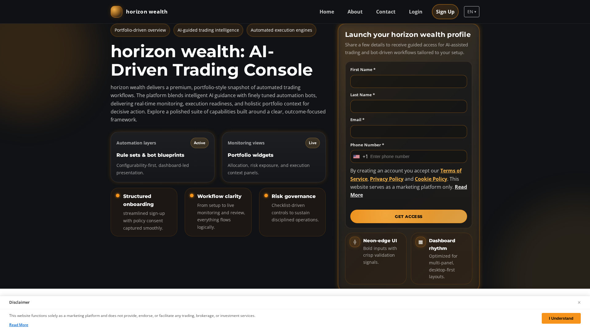 Screenshot of horizonwealth.digital