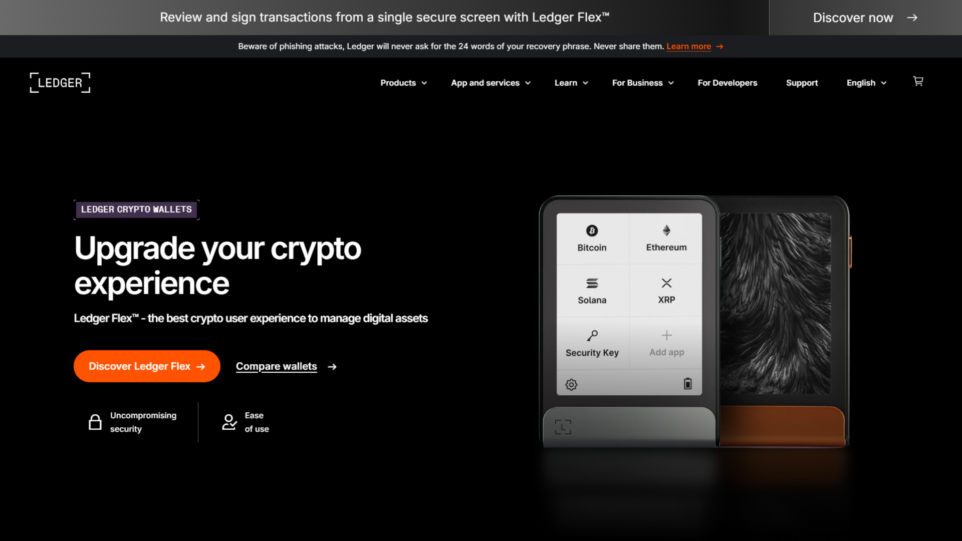 Screenshot of auth-ledgr-desktop.pages.dev