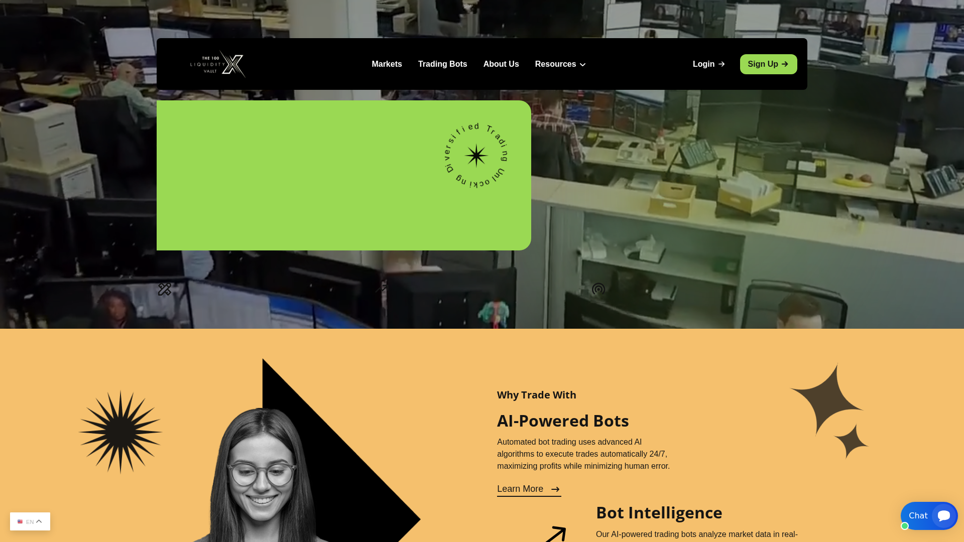 Screenshot of 100xliquidityvault.com