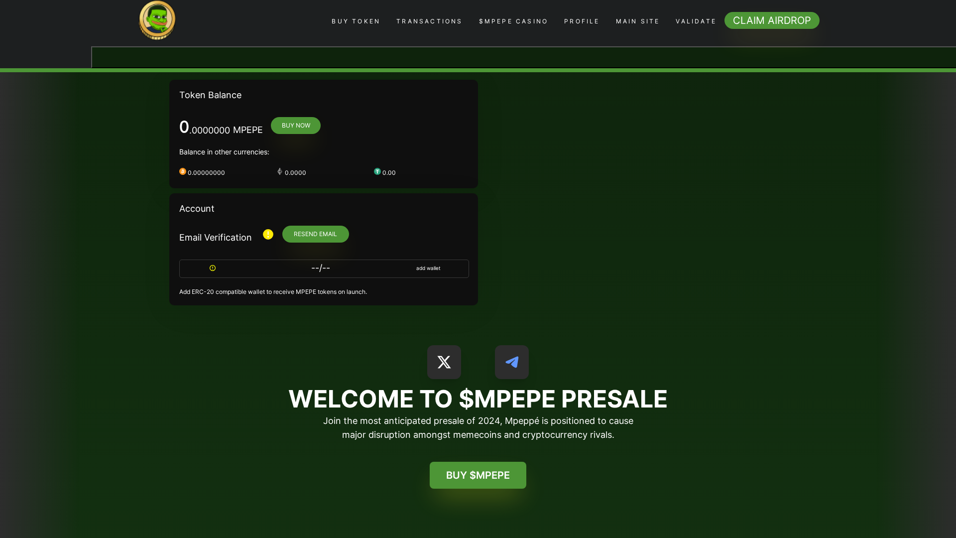 Screenshot of mpeppe-dashboard.pages.dev
