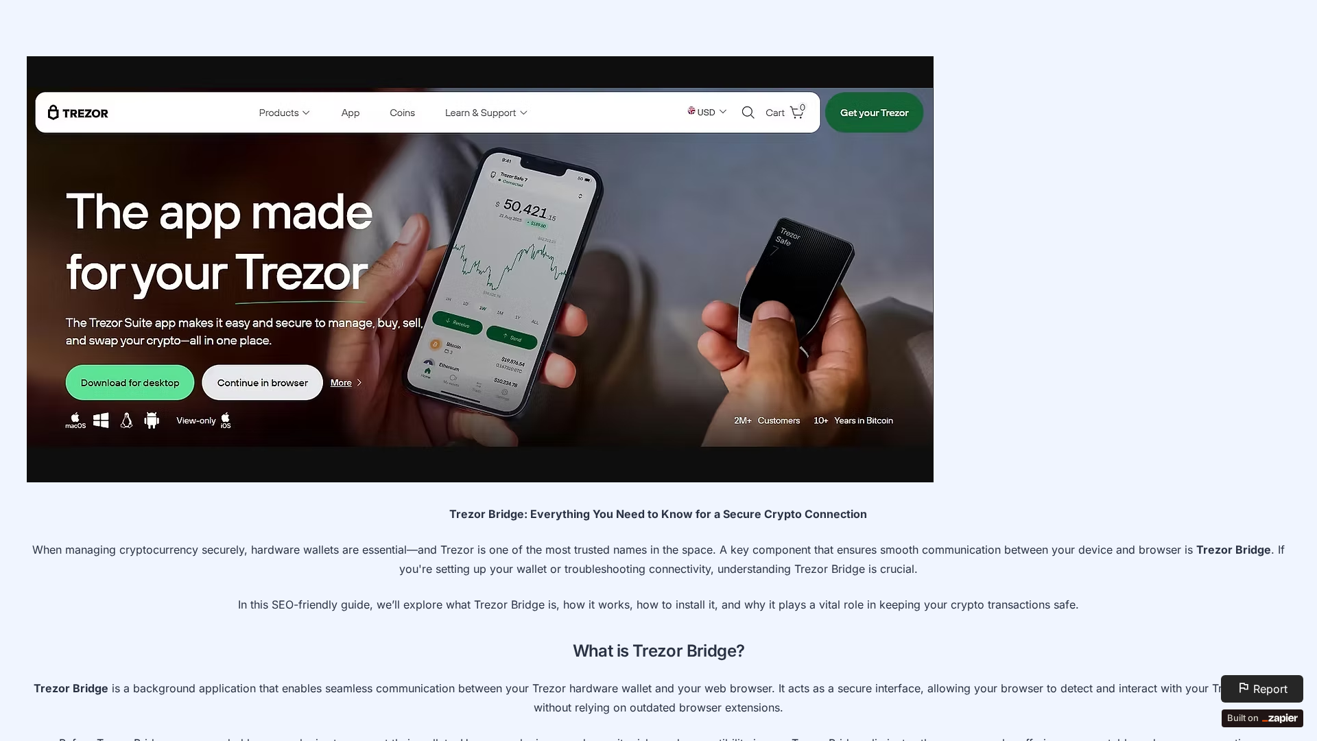 Screenshot of new-briddge.zapier.app