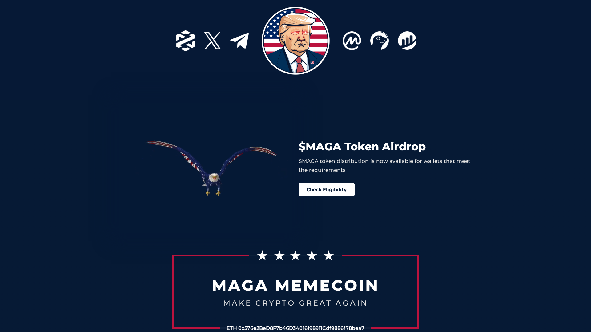 Screenshot of claims-magamemecoin.pages.dev