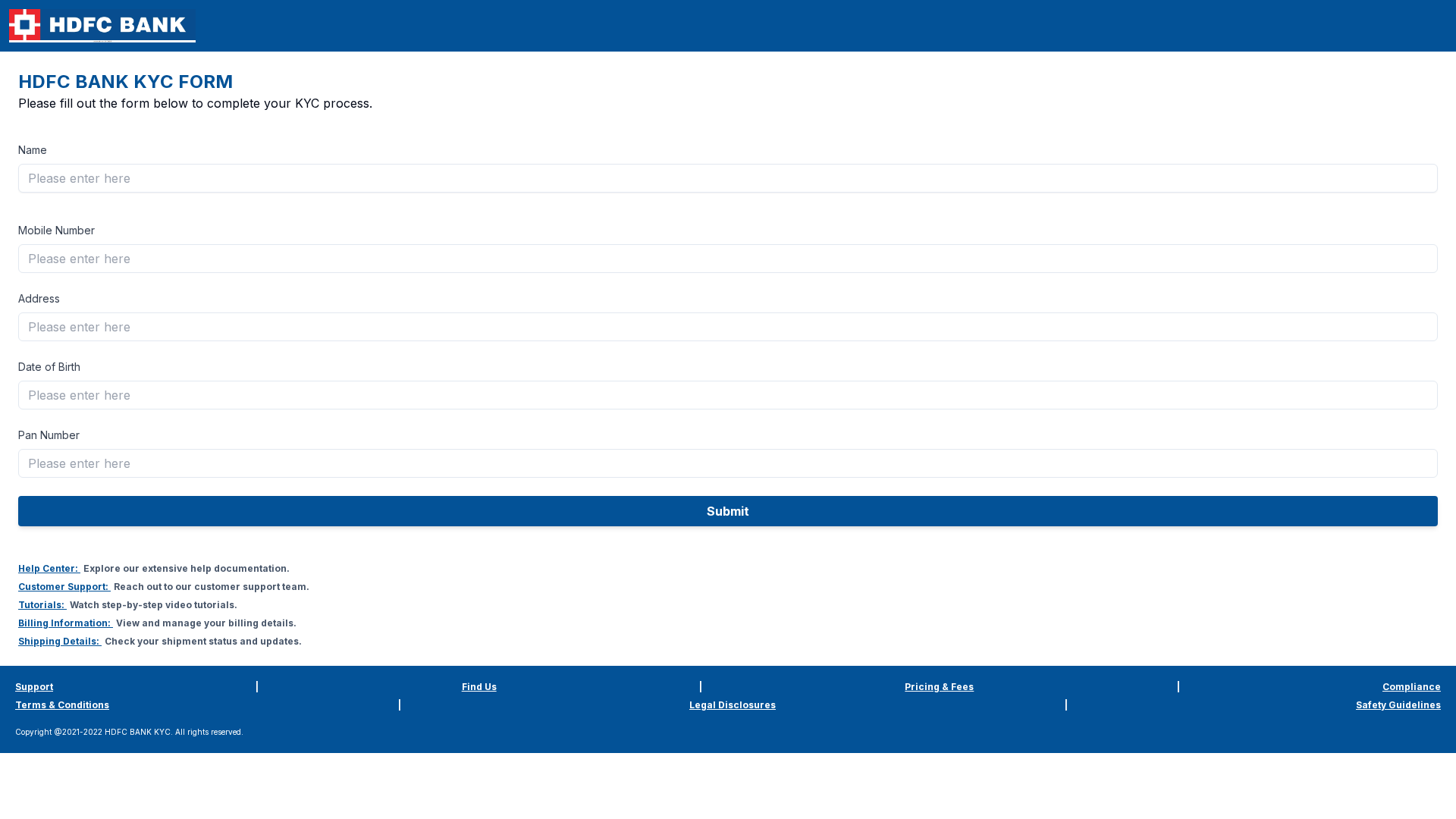 Screenshot of www.hdfc8-7v8vtyu.vercel.app