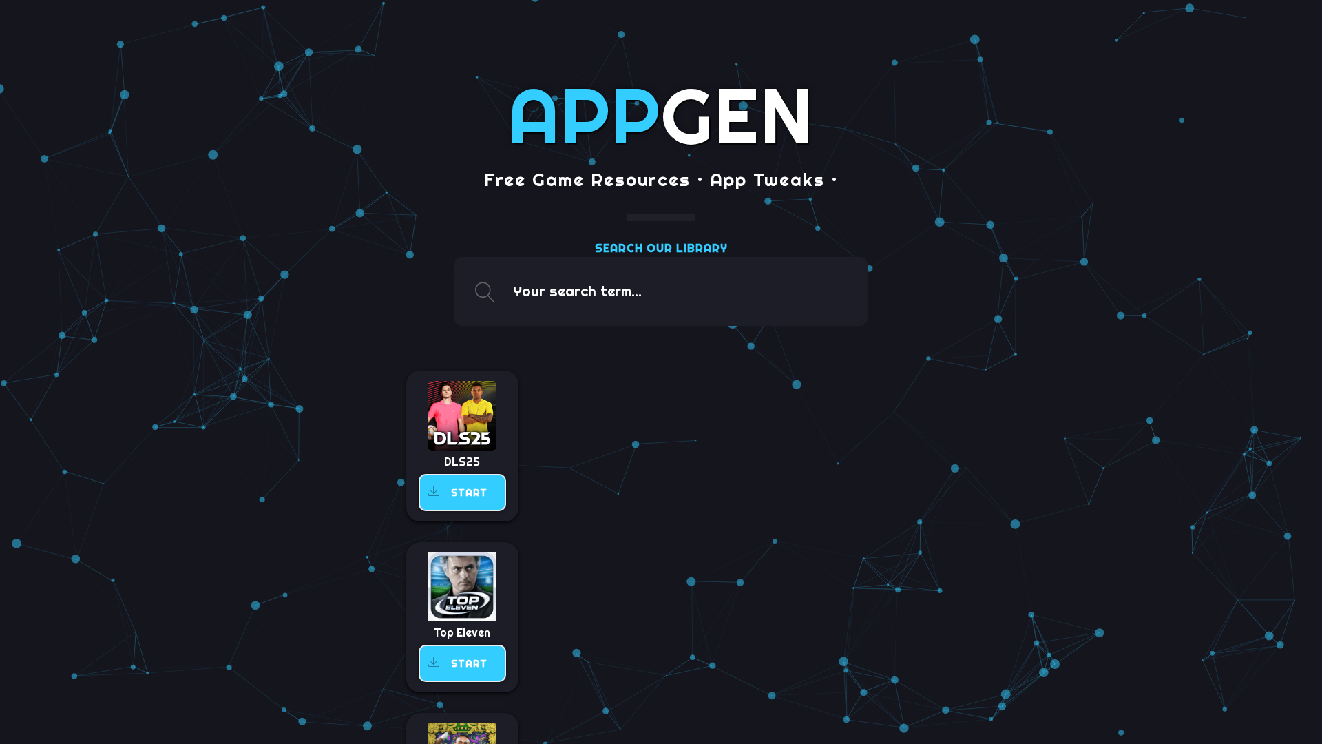 Screenshot of appgen.site