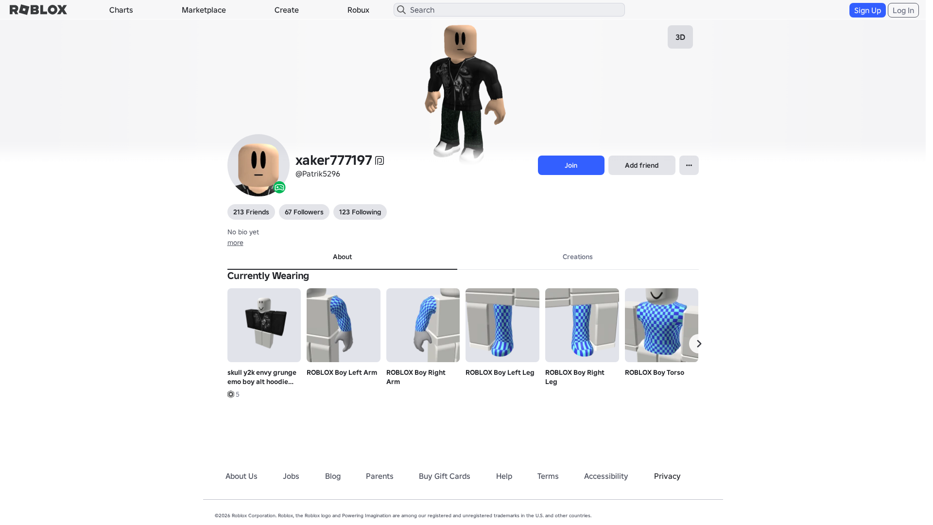 Screenshot of www.roblox.com.am