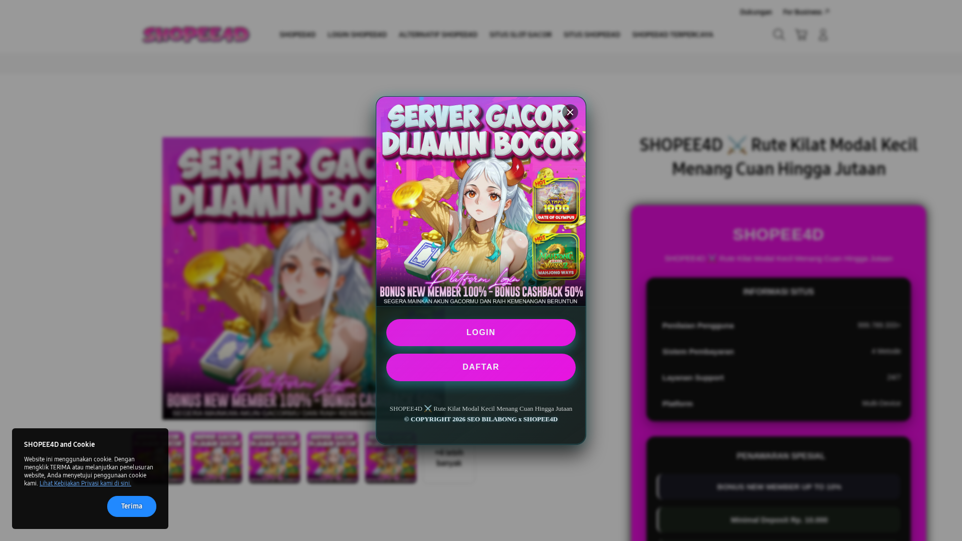 Screenshot of shopee4d.me