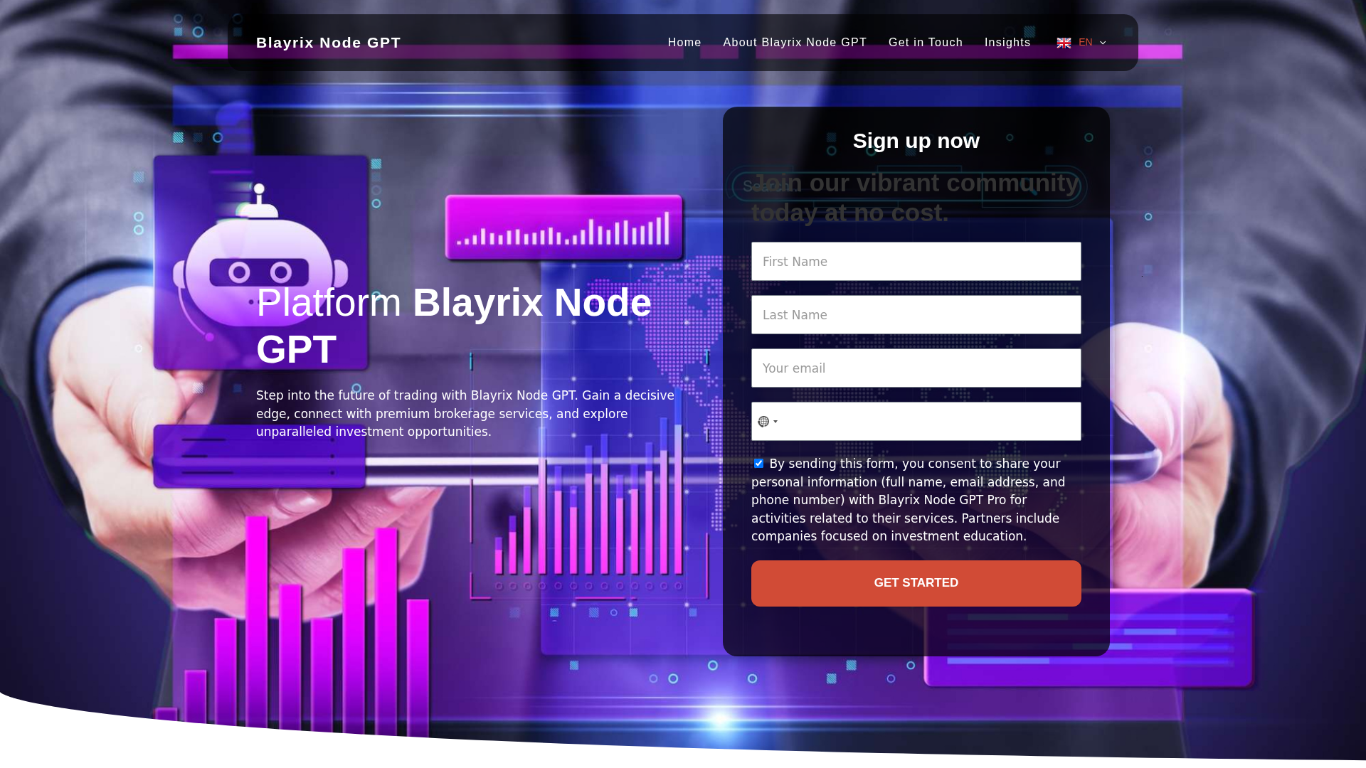 Screenshot of blayrixnode-gpt.net