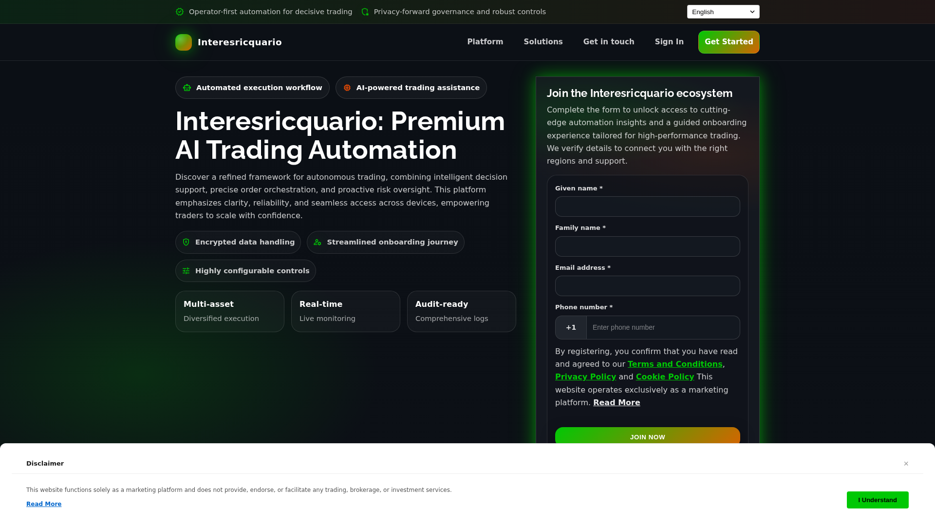 Screenshot of interesricquario.digital