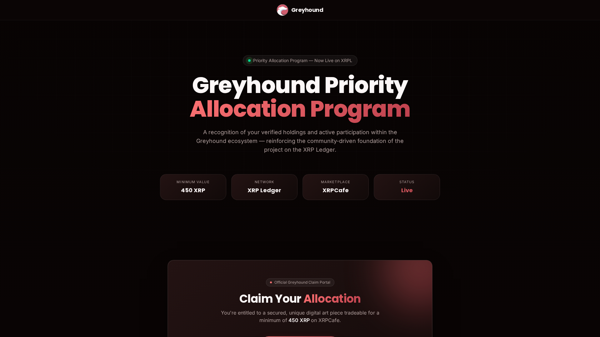 Screenshot of greyhoundistro.info