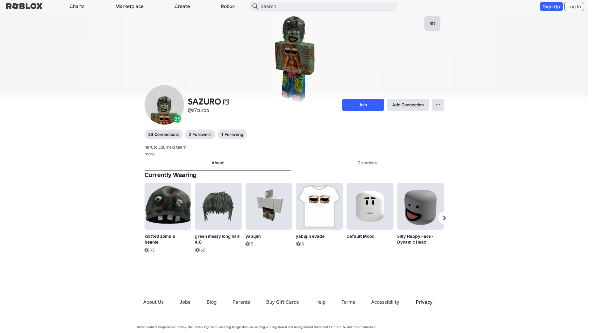 Screenshot of www.roblox.com.ml