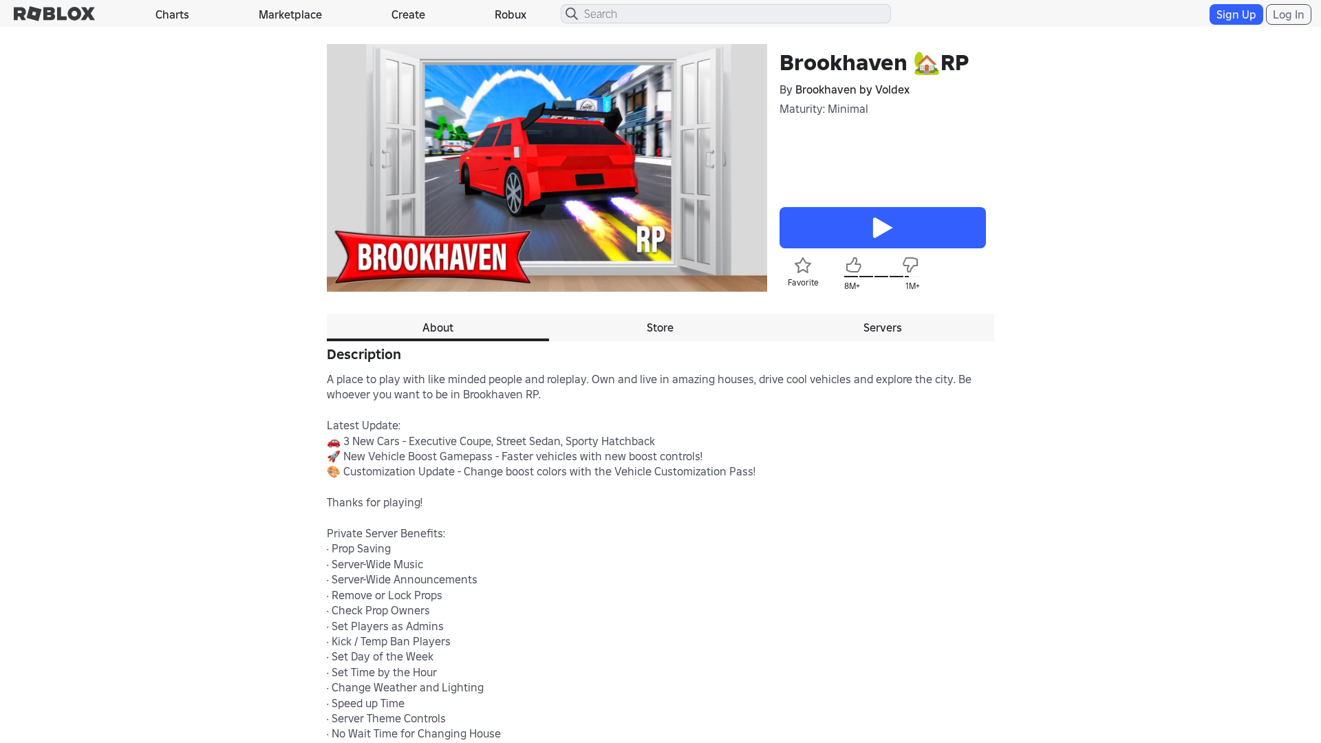 Screenshot of www.roblox.com.bi