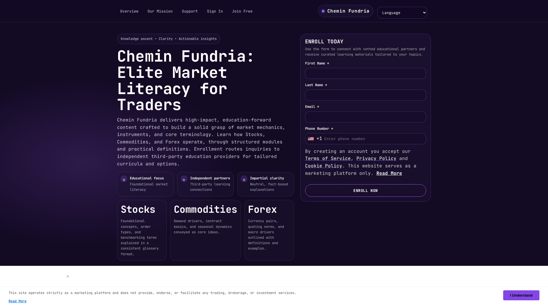 Screenshot of chemin-fundria-solution.com