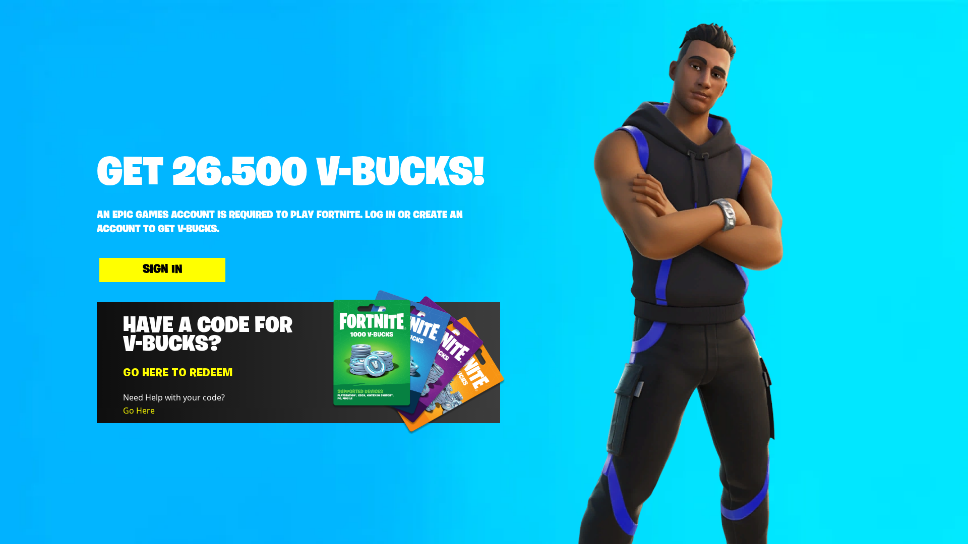 Screenshot of fortnitekit.com
