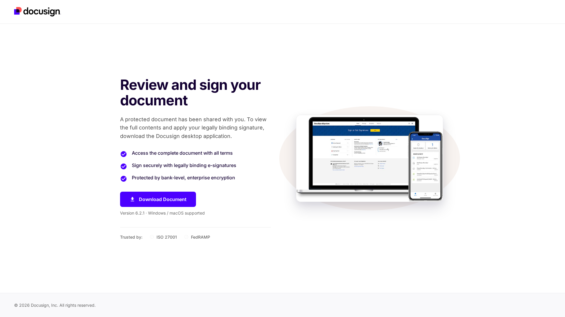 Screenshot of www.grvtdocusignsetup.icu