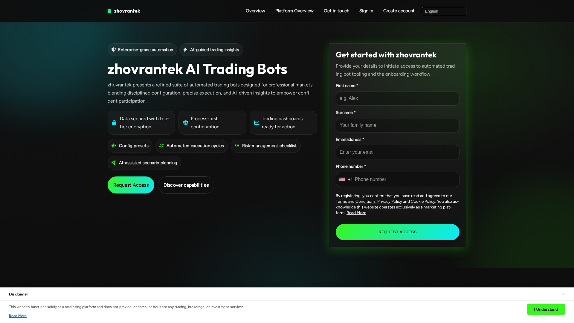 Screenshot of zhovrantek.click