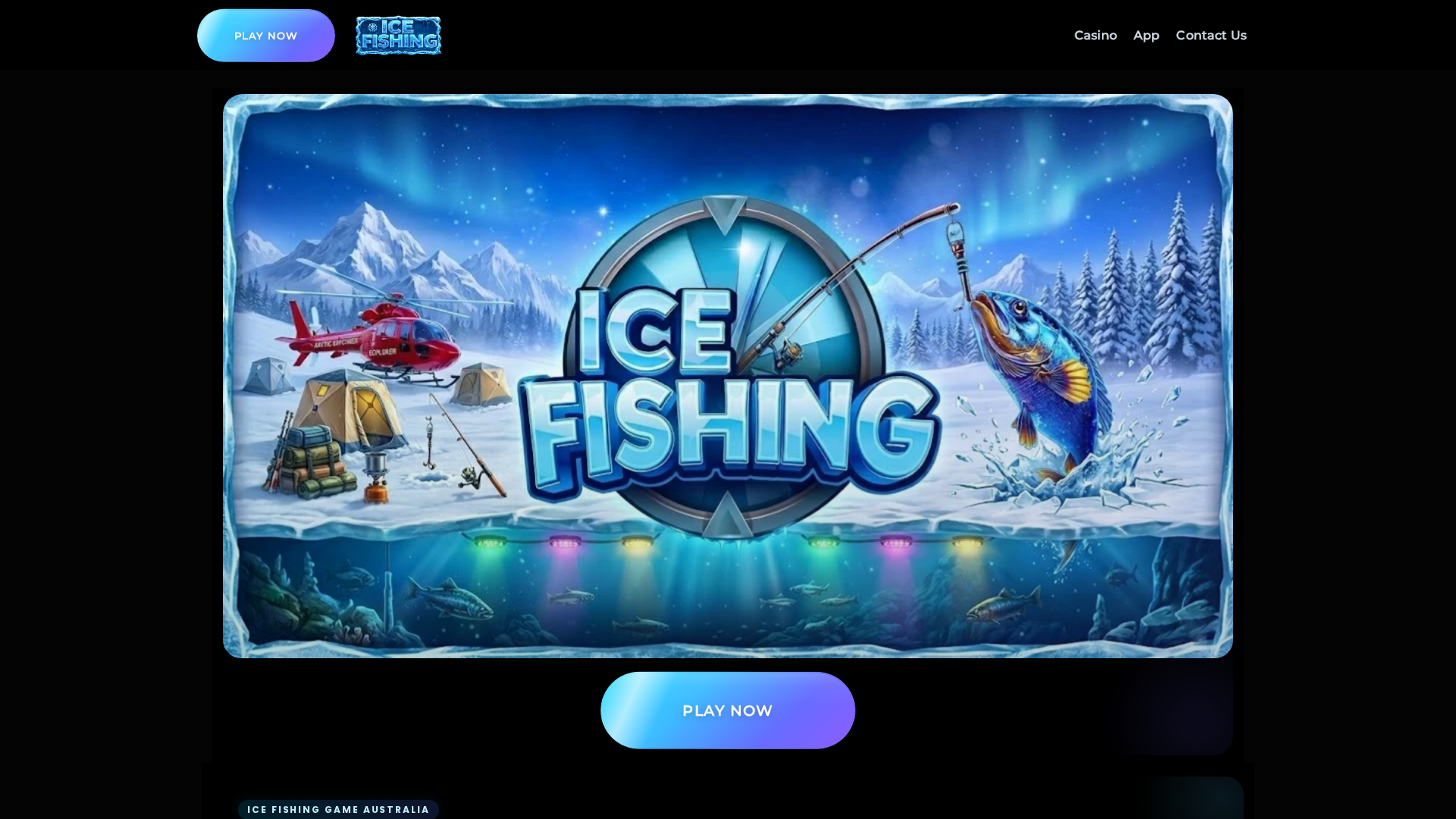 Screenshot of icefishingpokie.com