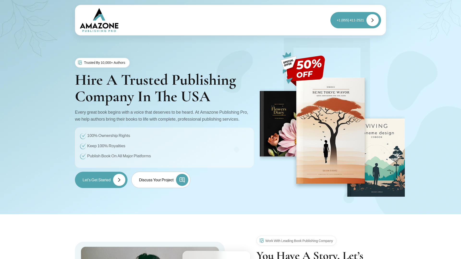 Screenshot of amazonepublishingpro.com