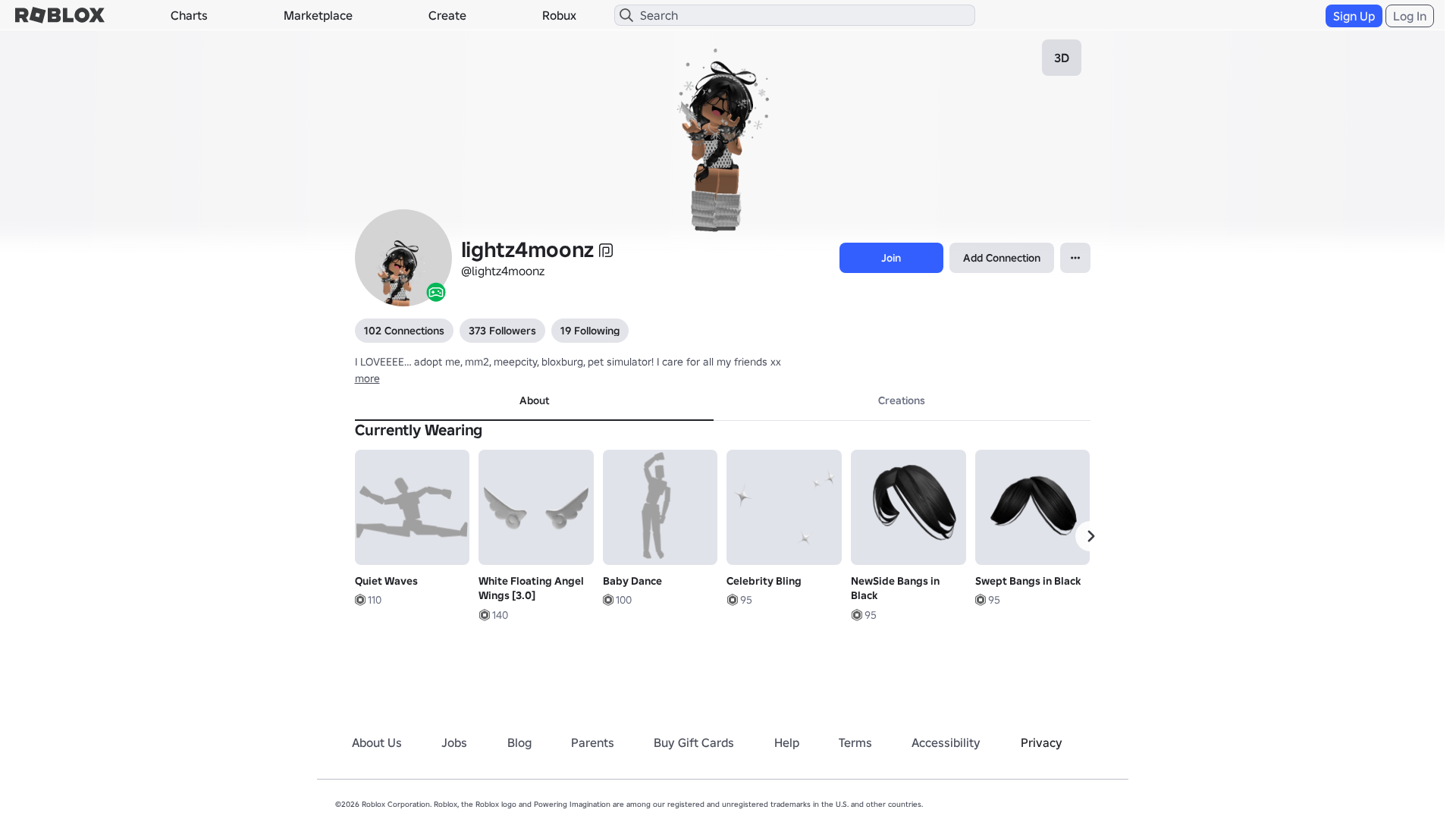 Screenshot of www.roblox.com.ml