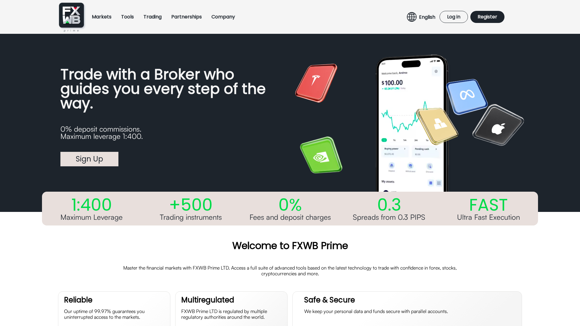 Screenshot of fxwbprime.com