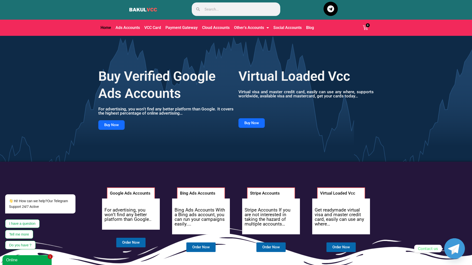 Screenshot of bakulvcc.com