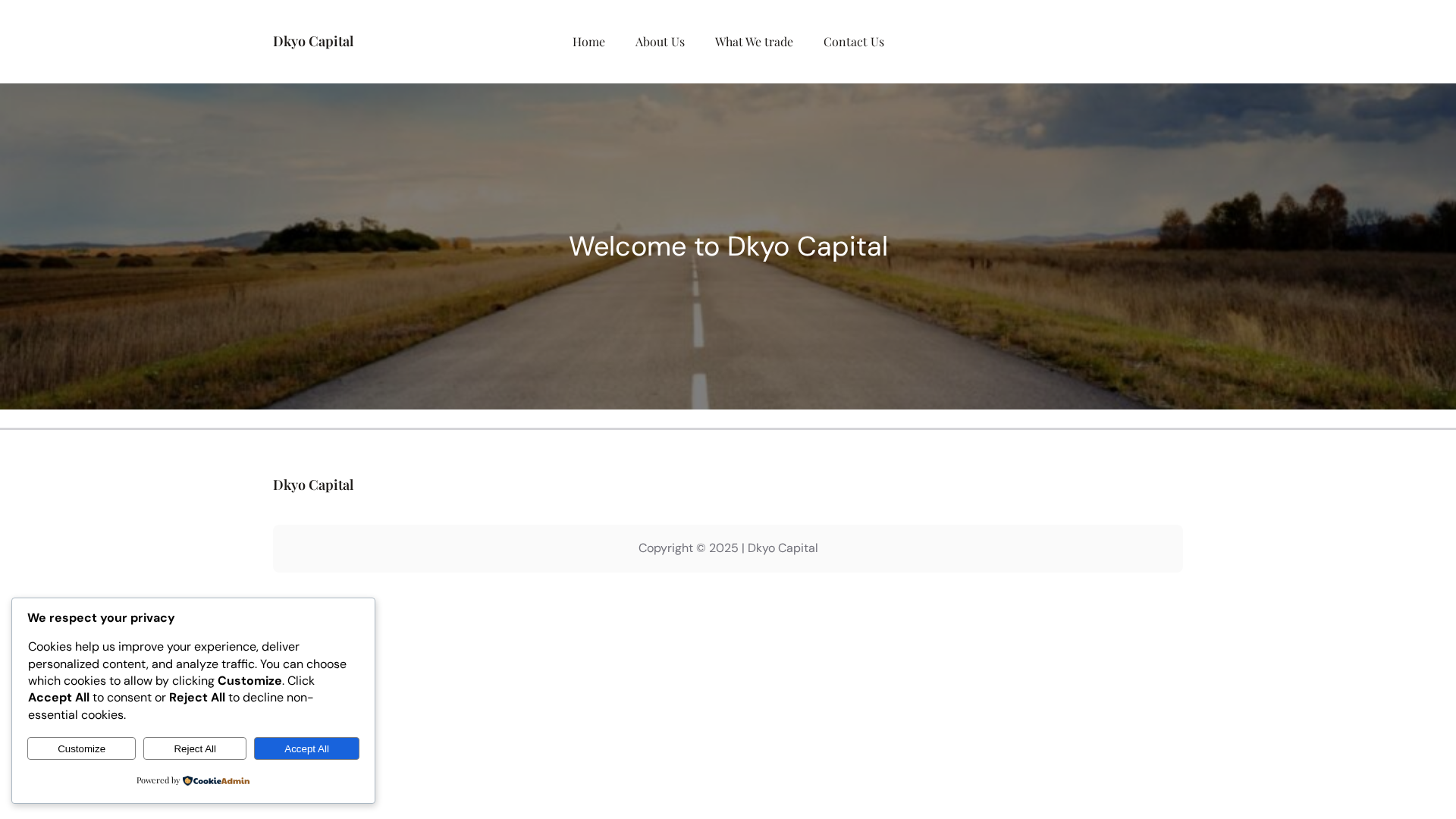 Screenshot of dkyocapital.com