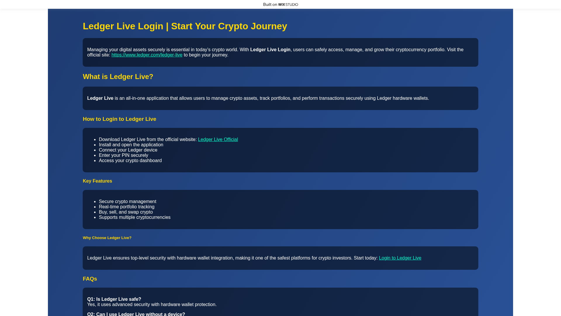 Screenshot of open--legrlive.wixstudio.com