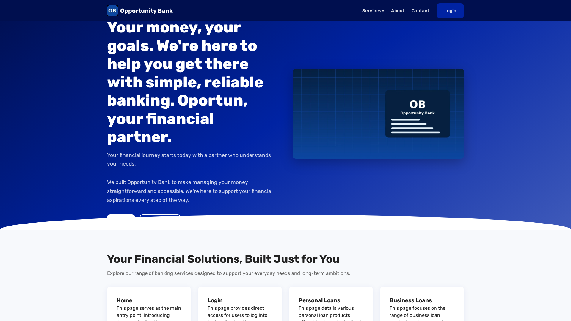 Screenshot of opportunitybank.gr.com