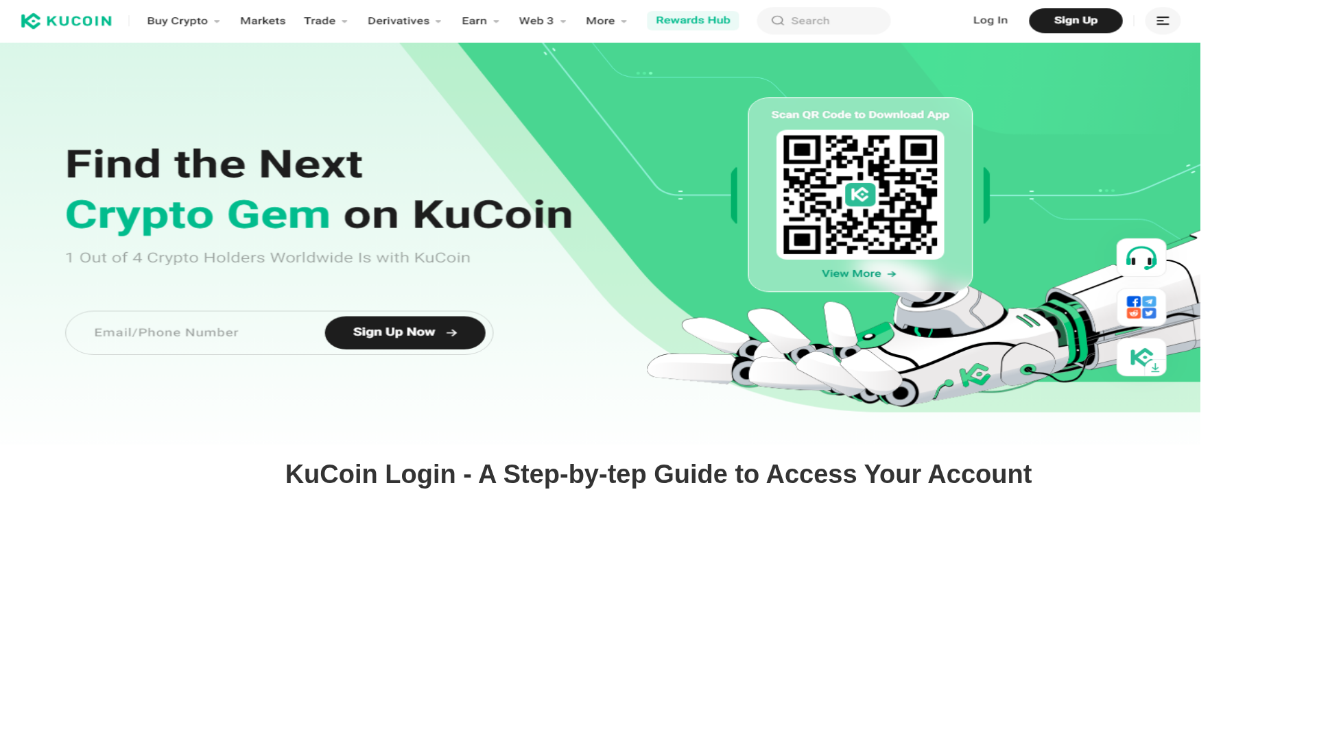 Screenshot of kuccoenllogiin.webflow.io