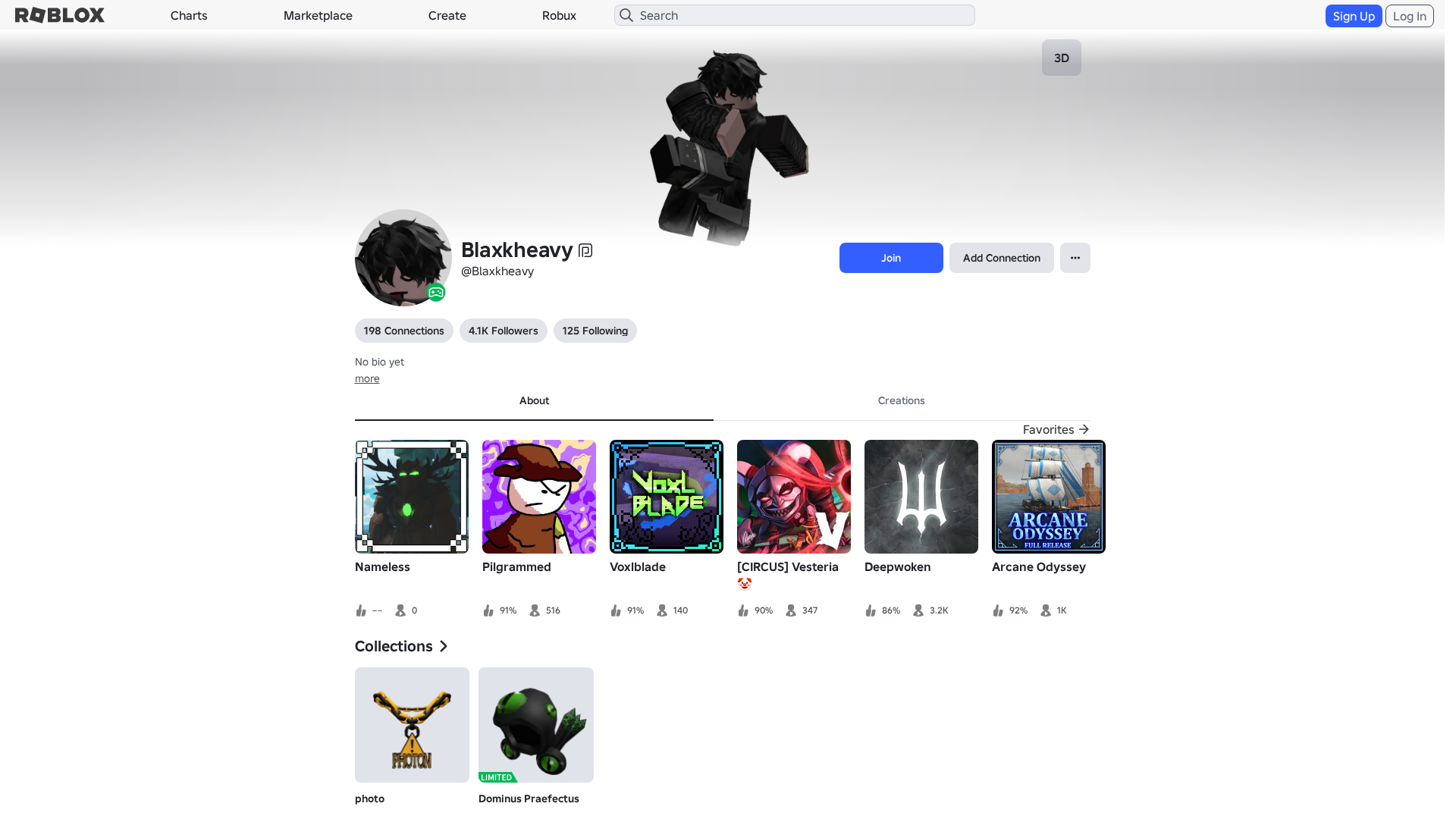 Screenshot of rblox.me