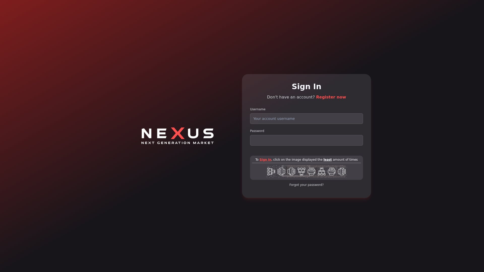Screenshot of nexusmarket.pro