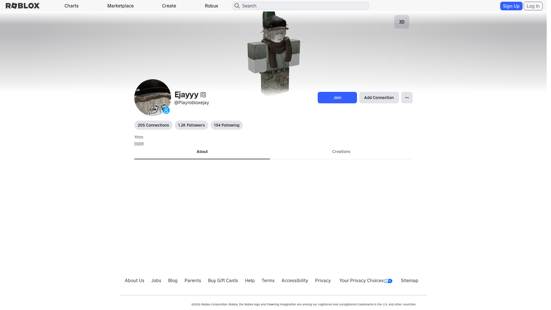 Screenshot of www.roblox.com.bi