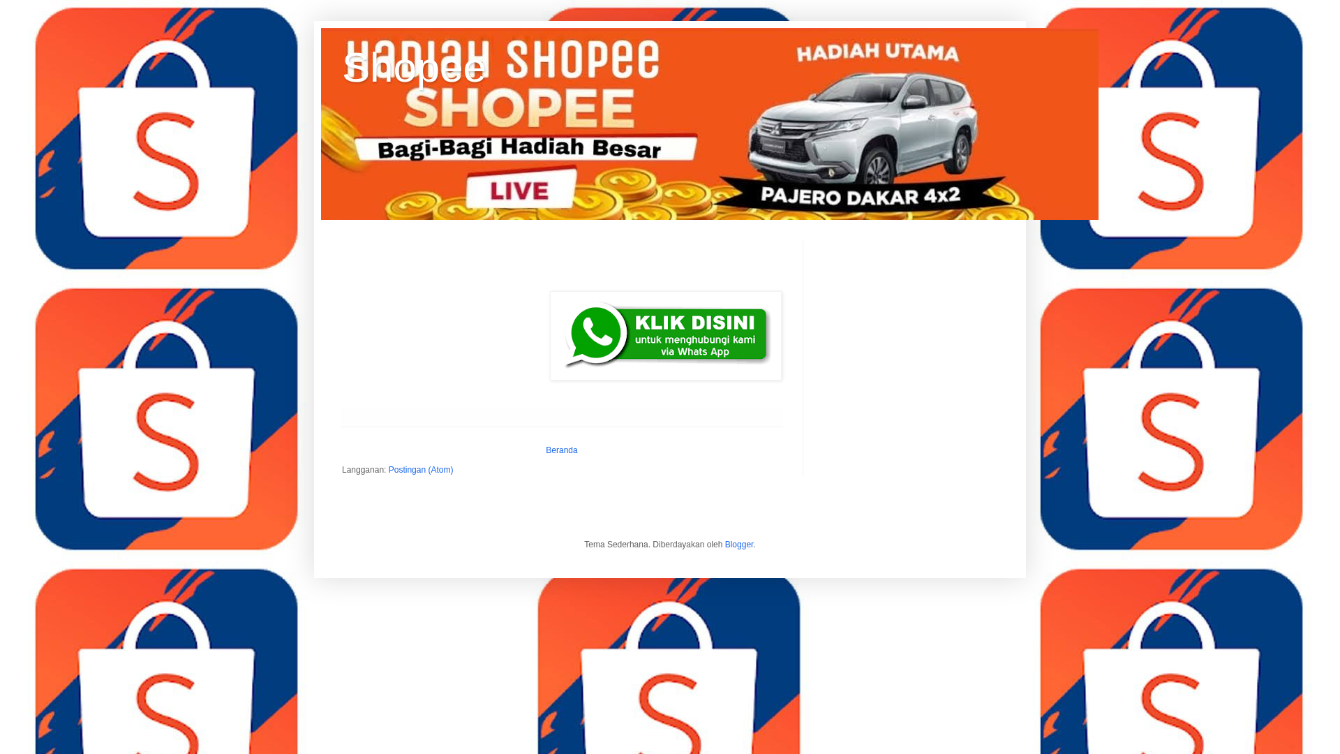 Screenshot of www.shopee912.blogspot.com