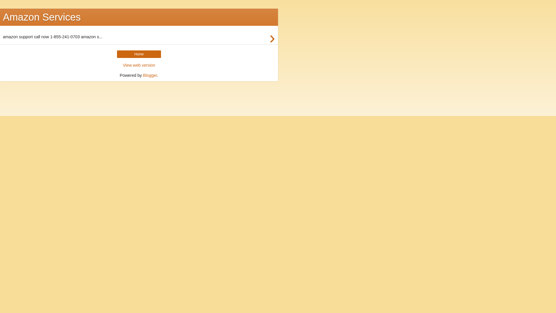 Screenshot of www.amazonhelpsupport.blogspot.com