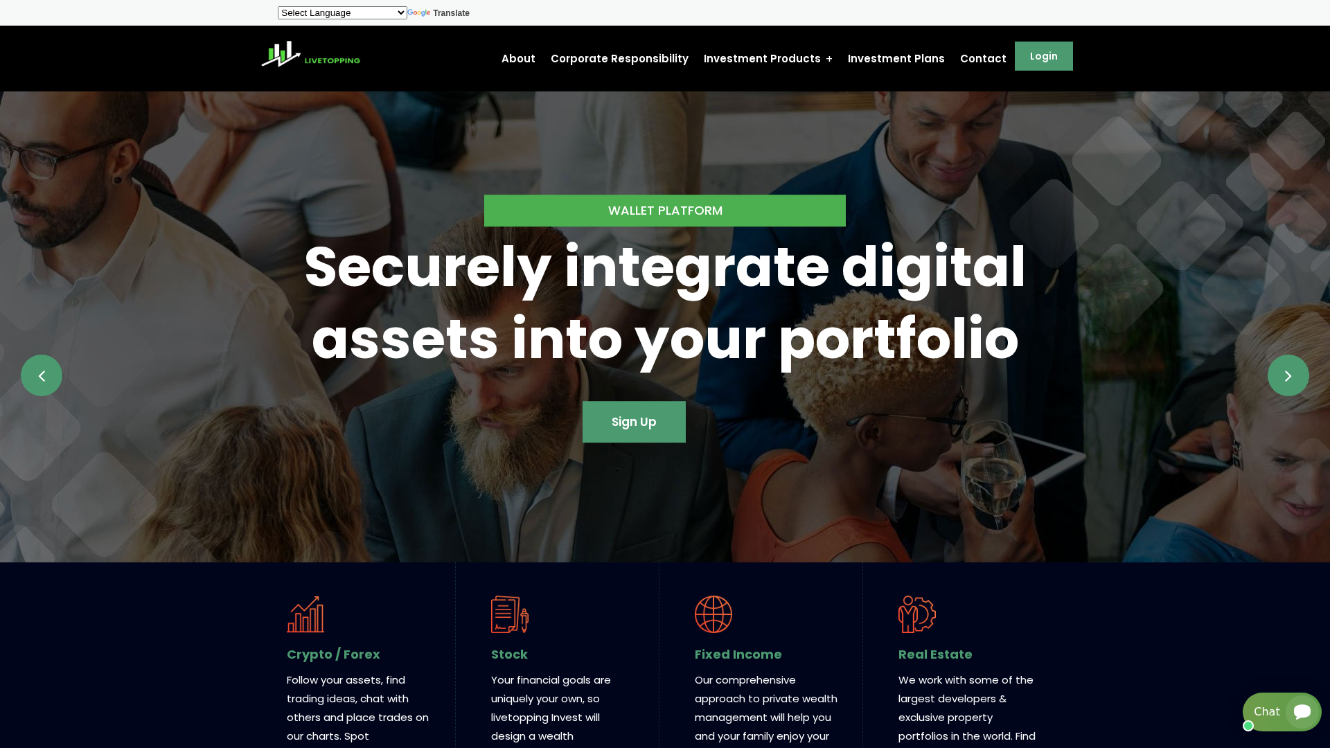 Screenshot of livetopping.com