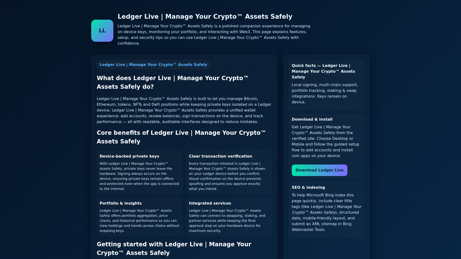 Screenshot of ledgerlive--desktop--run.pages.dev